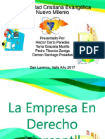 Presentacion Empresa en Derecho Mercantil Dario Paredes