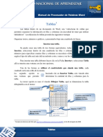 Tablas Semana 2