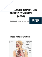 Acute/Adulth Respiratory Distress Syndrome (ARDS) : Rohman