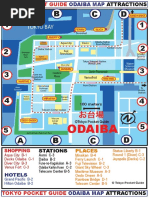 Odaiba Attractions Map