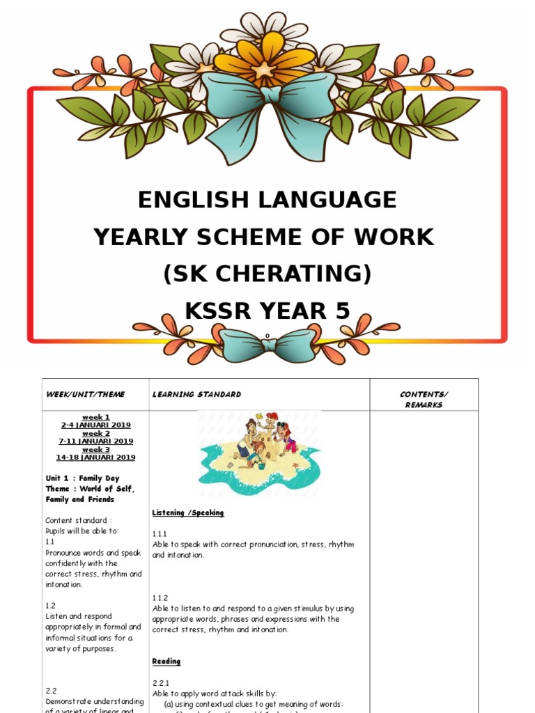 Year 5 English Scheme of Work | PDF