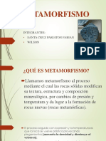 Avance Metamorfismo