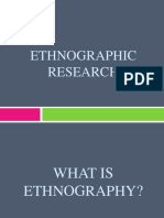 Ethnographic Research