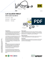 Luk Product Info GearBOX VW 02T 