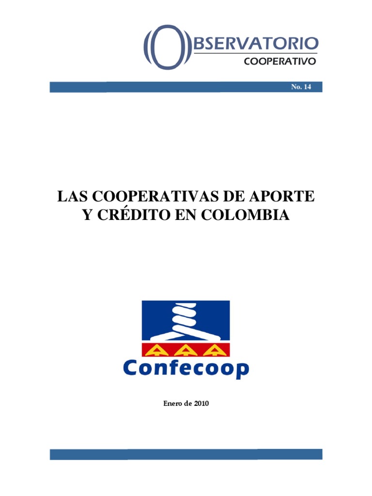 Cooperativas en Colombia | PDF | Cooperativa | Sistema financiero