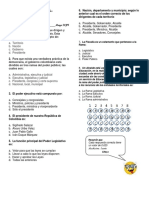 Evaluación de Sociales Ramas Del Poder Público