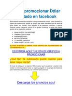 PASO 5 Como Promocionar DOLAR ILIMITADO en Facebook