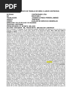 Contrato Josimar Alfredo Pereira Jimenez