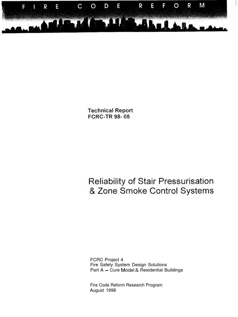 Reliability of Smoke Control Systems | PDF | Reliability Engineering | Hvac