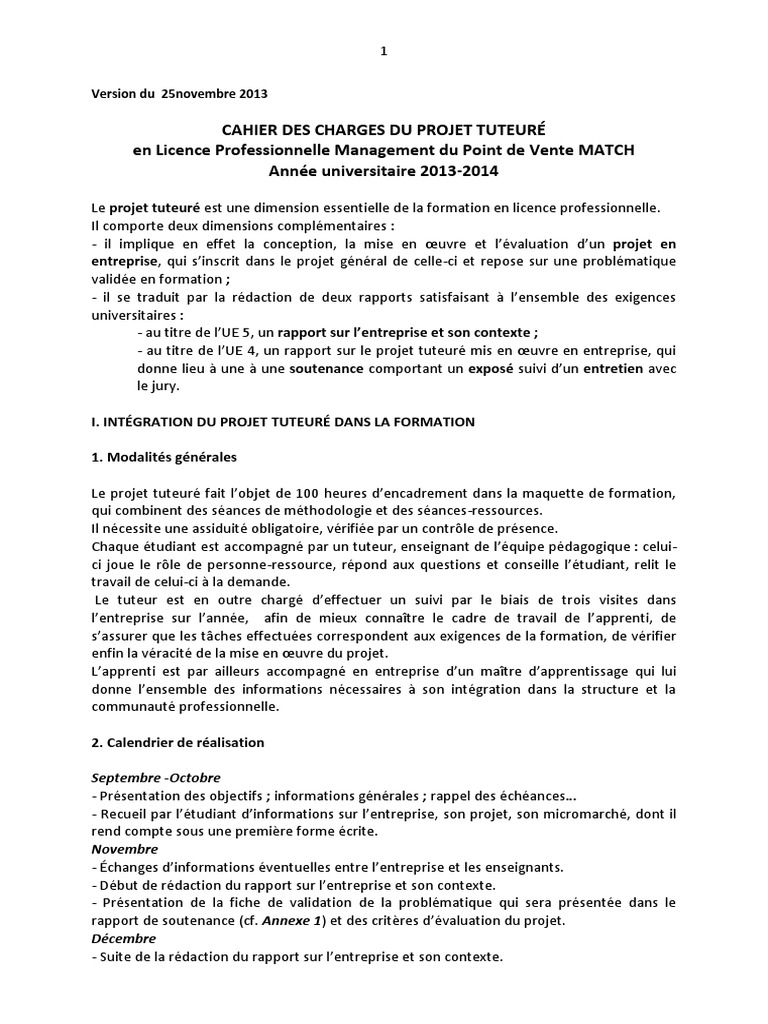 Cahier Des Charges Lmpv Match V3 25 Novembre Pdf Commercialisation Bibliographie