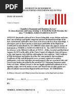 Minnesota Rule 220 Birth Certificate Affidavit | PDF | Affidavit ...