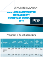 Lokakarya bulanan kesehatan Jiwa Mei 2019