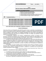 Avaliação de LP - II Unid 7 Ano