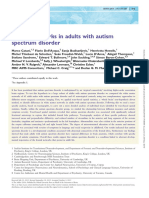 Frontal networks in adults with autism spectrum disorder