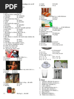 I. Chose The Correct Answers by Crossing A, B, C or D!