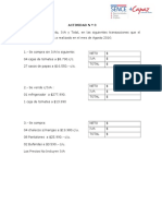 Actividad Neto Iva y Total