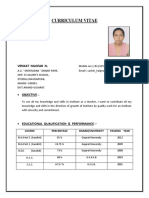 Curriculum Vitae: Venkat Nilofar N