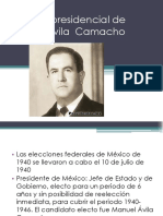 Elección Manuel Ávila Camacho 1940-1946