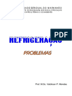 Problemas de Refrigeração (Prof. M.Sc. Valdirson P. Mendes) PDF