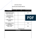 Lista de Cotejo MP