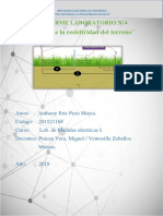 Laboratorio 4 Medida de Resistencia de La Tierra
