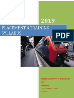 Placement and Training Syllabus