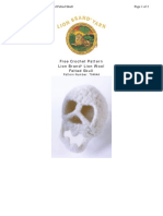 Crochet Pattern Felted Skull 70464A