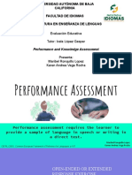 Performance and Knowledge Assessment