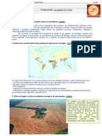 Autoevaluación Unidad 2. Los Paisajes de La Tierra.