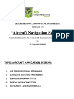 Aircraft Navigation Systems