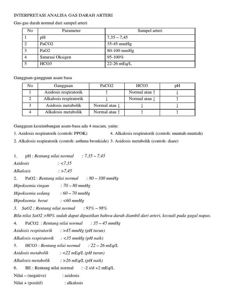 Interpretasi Analisa Gas Darah Arteri in PDF