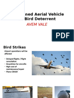 Unmanned Aerial Vehicle As Bird Deterrent: Avem Vale