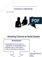 Behavioral Processes in Marketing Channels