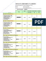 Leader Technology (Shenzhen) Co.,Limited: Quotation Sheet