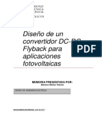 MOLINA - Diseño de Un Convertidor DC-DC Flyback para Aplicaciones Fotovoltaicas.