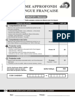 Production Ecrite Dalf c1 Science