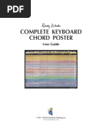 Roedy Blacks Complete Keyboard Chord Poster User Guide