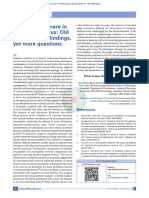 Prosthodontic Care in Diabetes Mellitus: Old Problem, New Findings, Yet More Questions