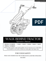 Jansen MGT-270 Walk-Behind Tractor Operator`s Manual