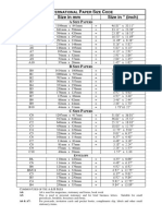 Revised - Int. Paper Size & Codes