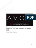 Avon Cosmetics Inc F. Pimentel Ave., Purok 1, Bgry. Cobangbang, Daet, Camarines Norte 4600 PH. VAT Reg.: TIN 000-107-629-014