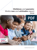 Children and Parents Media Use and Attitudes 2018