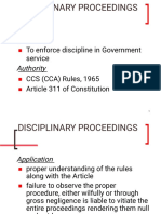 Departmental Proceeding