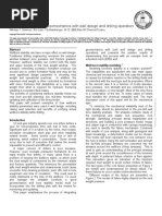 AADE-03-NTCE-28 Process of Integrating Geomechanics With Well Design and Drilling Operation