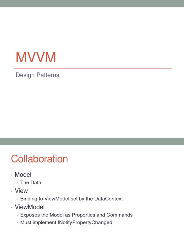 MVVM | PDF