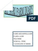 Name:Akeamwilliams Class:4 Agri Teacher: School: Cwss Candidate Number