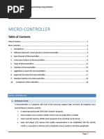 Micro-Controller: Embedded: Designing & Programming Using Arduino