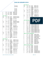 Guia de Horario 2019-I