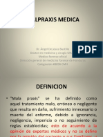 Malpraxis, Aplicación en Médicos y Personal de Salud de Región Sanitaria de La Paz, Honduras