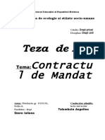 Contract de Mandat